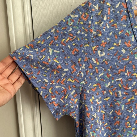 LuLaRoe Multicolor Confetti Women's Top - Picture 4 of 5